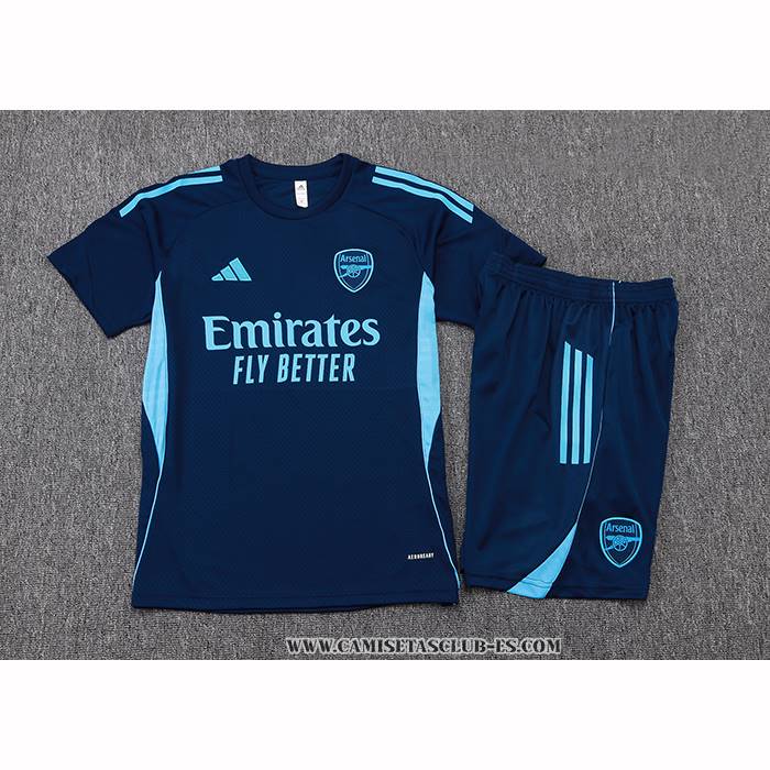 Chandal del Arsenal 25-26 Manga Corta Azul - Pantalon Corto
